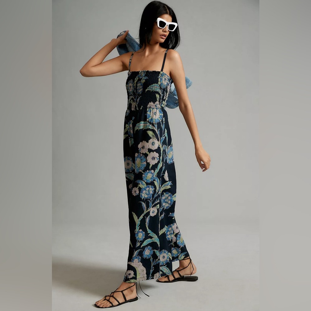 Pilcro Smocked Printed Jumpsuit - Picture 2 of 13
